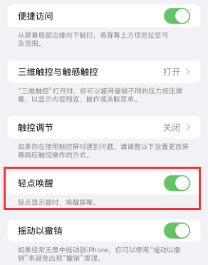 绿园苹果授权维修站分享iPhone轻点无法唤醒怎么办 