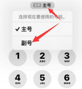 绿园苹果14维修店分享iPhone 14 Pro Max使用副卡打电话的方法 